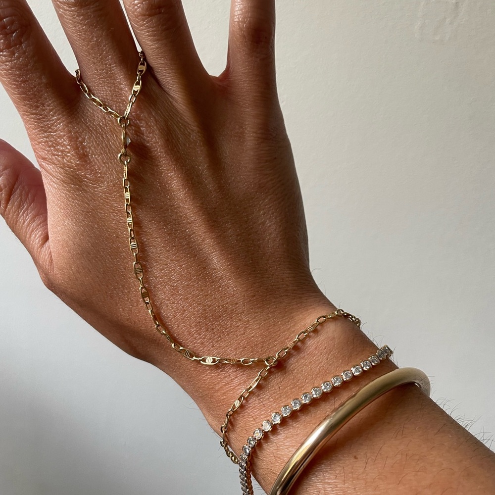 Summer Waves X Stack Hand Chain Bracelets - image 3